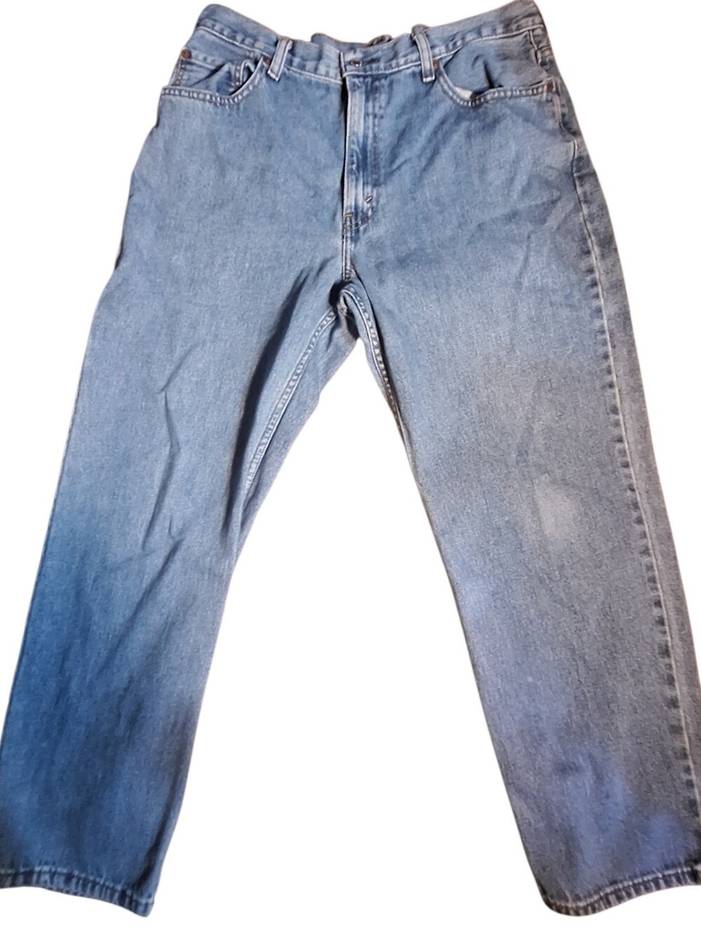 Levis 550 Relaxed Fit Jeans Mens 35x30 Light Wash Denim Tapered Leg 00550-4891